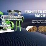 Fish-feed-extruder for twin screw fish feed processing