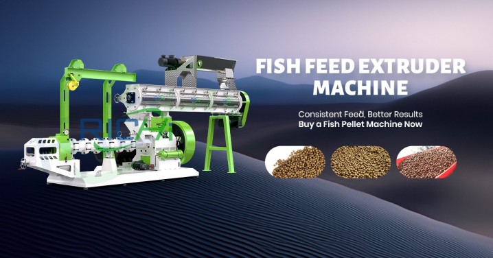 Fish-feed-extruder for twin screw fish feed processing